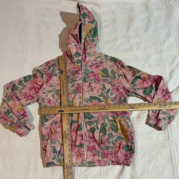 Womens Urban outfitters Small BDG Pink Floral Bomber Jacket _ jkt007 - Picture 1 of 8